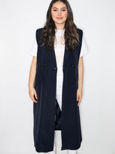 Lang blazer vest